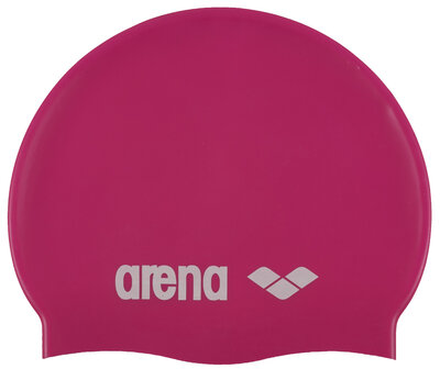 Arena badmuts Classic Silicone Jr fuxia/white