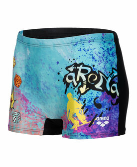 Arena B Swim Short Placement blackmulti 10-11