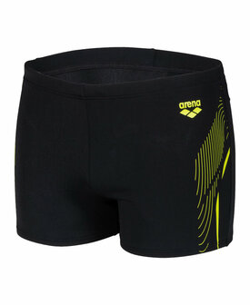 Arena M Swim Short Graphic black-softgreen 85