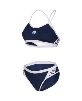 Arena W Icons Bikini Cross Back Solid navy-white 34