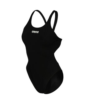 Arena W Team Swimsuit Swim Tech Solid black-white 38