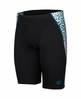 Arena M Planet Water Swim Jammer black-white-multi 75