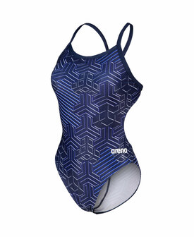 Arena W Kikko Pro Swimsuit Challenge Back navy-navy multi 36