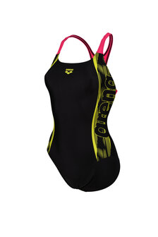 Arena W Swim Pro Back Graphic black-freak rose 36