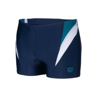 Arena M Swim Short Panel navy-deep-teal-white 90