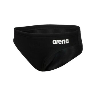 Arena B Team Swim Briefs Solid black-white 6-7