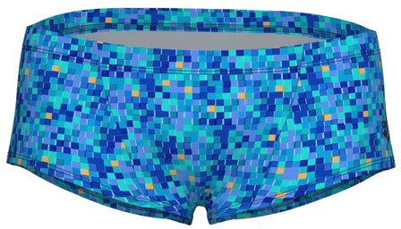 Arena M Pooltiles Swim Low Waist Short blue multi 75