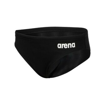 Arena B Team Swim Briefs Solid black-white 8-9