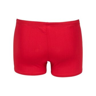 Arena B Team Swim Short Solid red-white 8-9