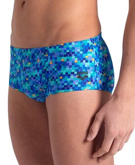 Arena M Pooltiles Swim Low Waist Short blue multi 85 3