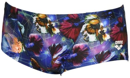 Arena M Swim Low Waist Short Allover black-multi 90