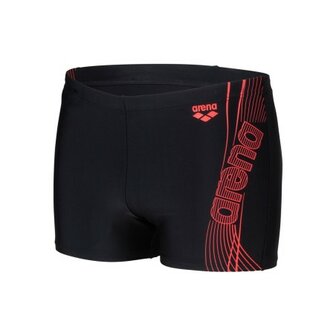 Arena M Dreamy Swim Short black-fluo-red 105