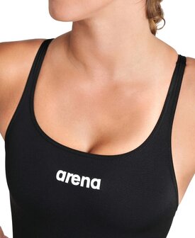 Arena W Team Swimsuit Swim Pro Solid black-white 32