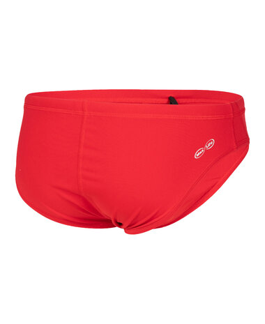 Arena B Team Swim Briefs Solid red-white 12-13