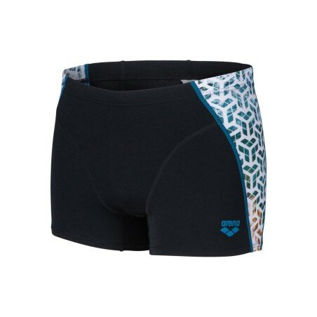 Arena M Planet Water Swim Short black-white-multi 80