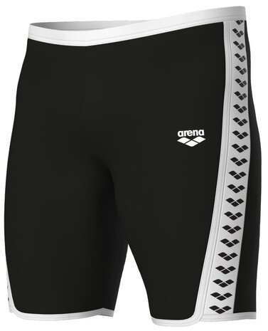 Arena M Icons Swim Jammer Solid black-white 80