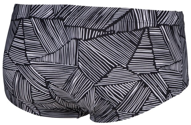 Arena M Overview Swim Low Waist Short white-multi 85 b