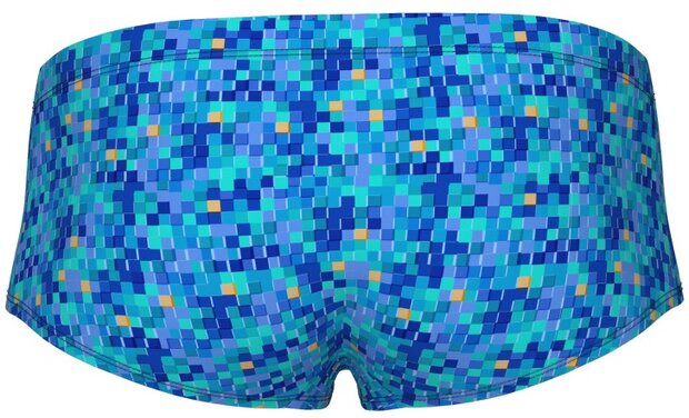 Arena M Pooltiles Swim Low Waist Short blue multi 85 b