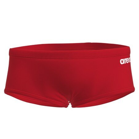 Arena M Team Swim Low Waist Short Solid red-white 90